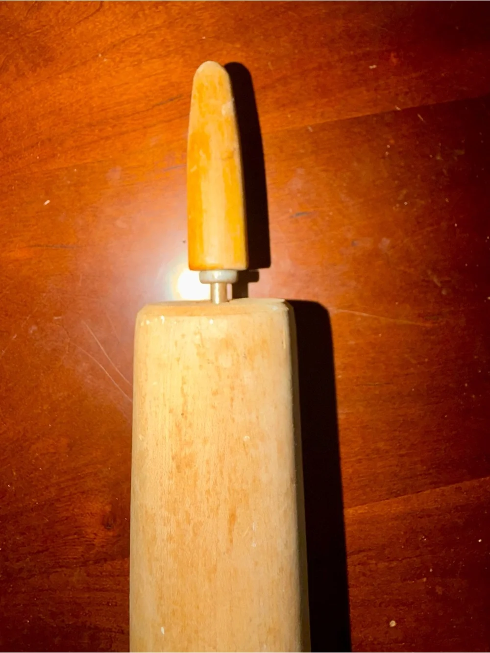 Antique Wooden Rolling Pin – Grandmother’s Estate – Primitive Farmhouse Kitchen